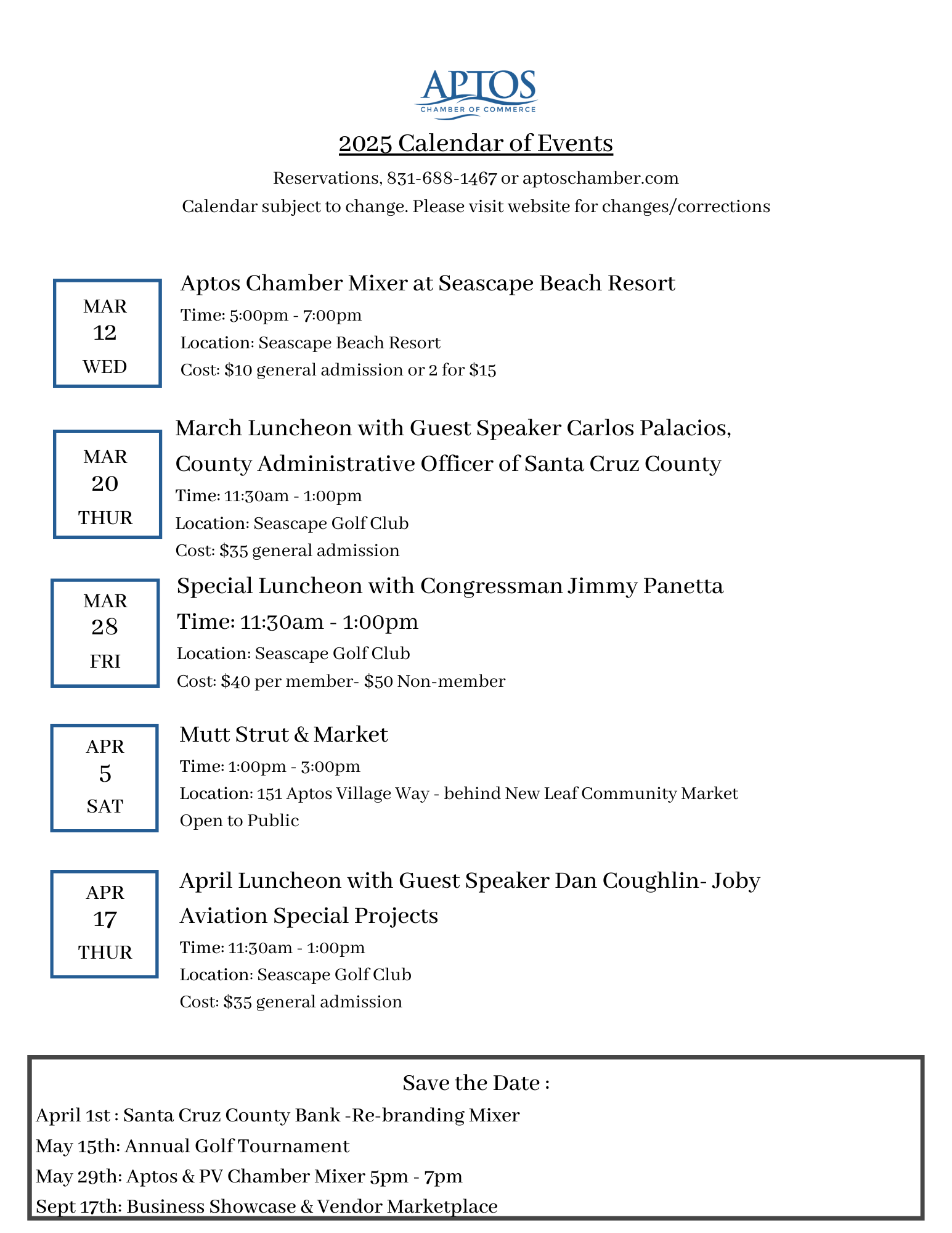 Aptos Chamber of Commerce Aptos Chamber of Commerce